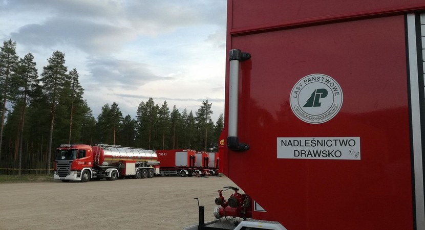 Sprzęt LP pomaga gasić pożary w Szwecji
