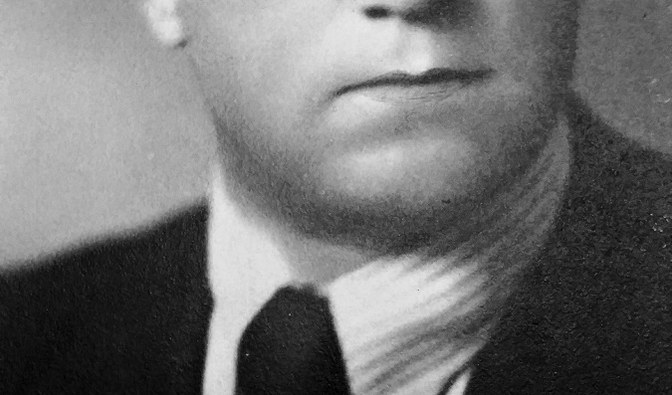 Józef Wilk pseudonim Dzik, sekretarz Nadleśnictwa Berehy, rozstrzelany przez Niemców tuż przed końcem wojny