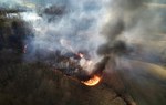 Groźny pożar łąk „naturowych” w Nawarzycach