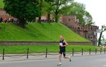 Jarosław Kemuś na trasie maratonu/ Fot. P. Kosin