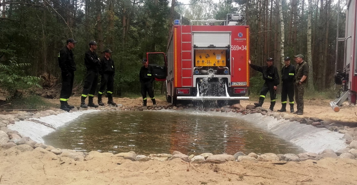 Leśnicy współpracują z lokalnymi strażakami