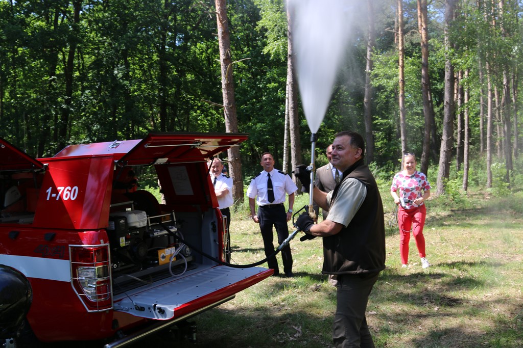Podczas pikniku w Rudach Raciborskich mówiono o ochronie przecipożarowej lasów